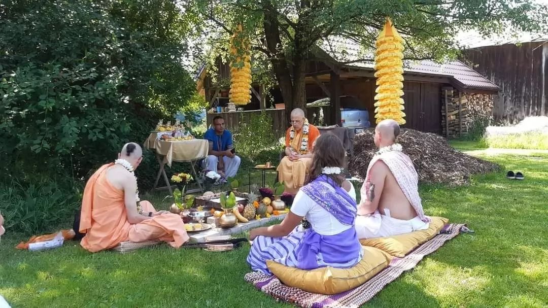Ceremonia inicjacji - Sadhu Bhavan 20.06.2021