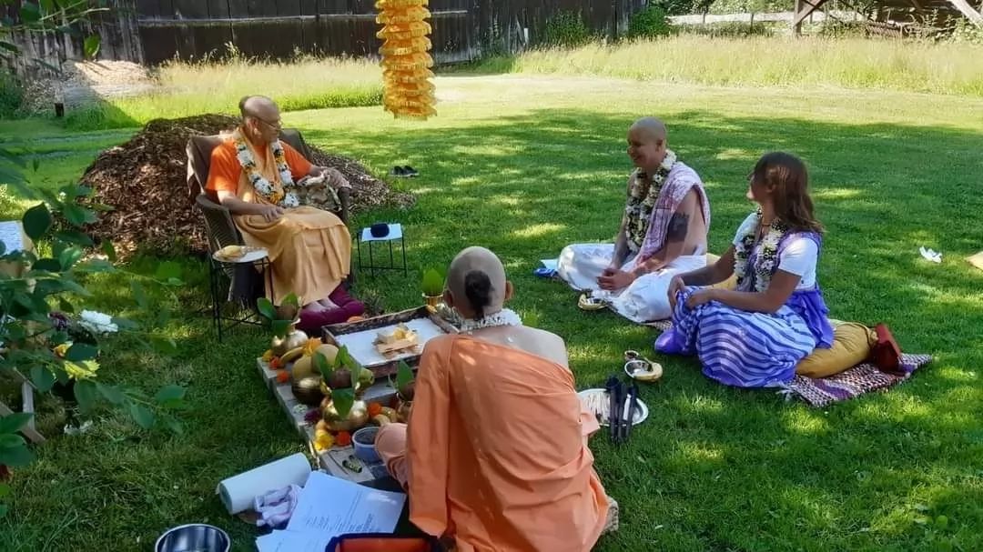 Ceremonia inicjacji - Sadhu Bhavan 20.06.2021