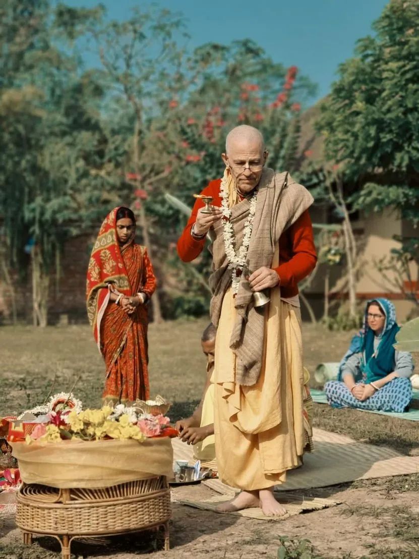 Kutir Pravesa - Godruma Kutir, wioska Gaura, Mayapur - 11.12.2022