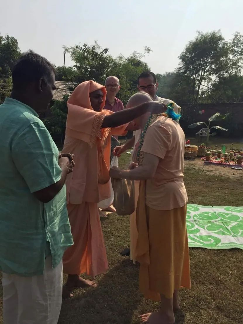 Kutir Pravesa - Godruma Kutir, wioska Gaura, Mayapur - 11.12.2022