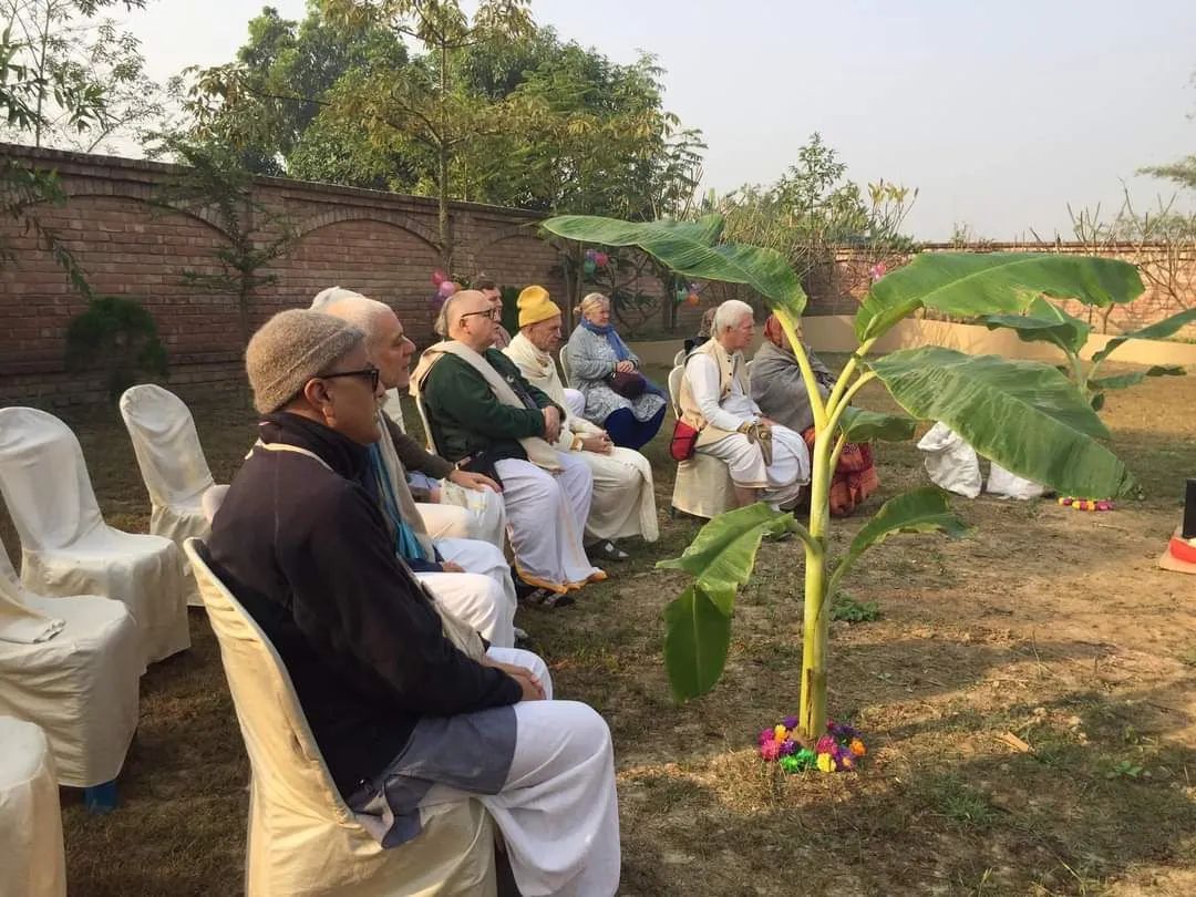 Kutir Pravesa - Godruma Kutir, wioska Gaura, Mayapur - 11.12.2022