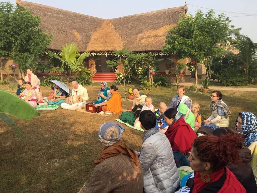 Kutir Pravesa - Godruma Kutir, wioska Gaura, Mayapur - 11.12.2022