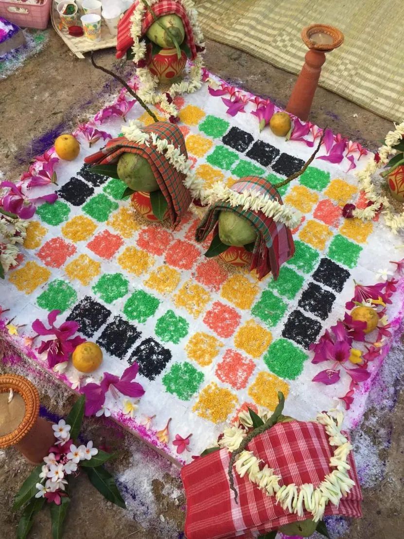 Kutir Pravesa - Godruma Kutir, wioska Gaura, Mayapur - 11.12.2022