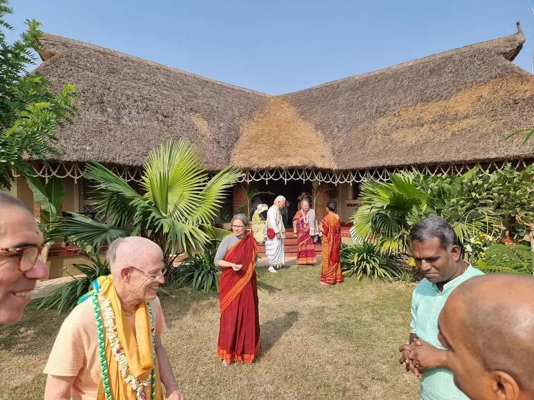 Kutir Pravesa - Godruma Kutir, wioska Gaura, Mayapur - 11.12.2022