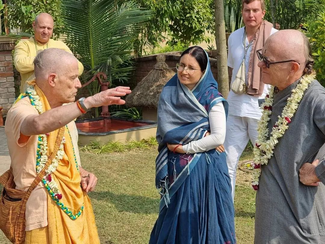 Kutir Pravesa - Godruma Kutir, wioska Gaura, Mayapur - 11.12.2022